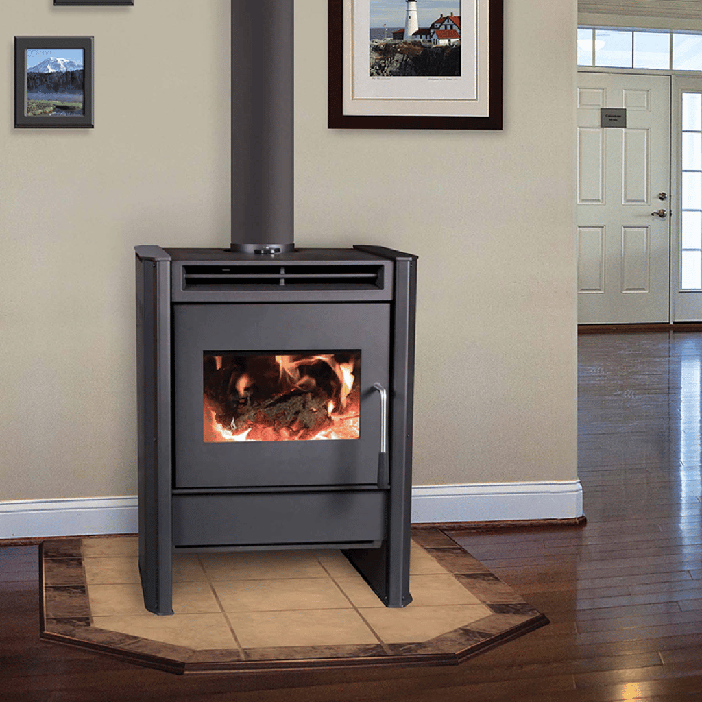 Wood Stove Chinook 20.2, Metallic Black