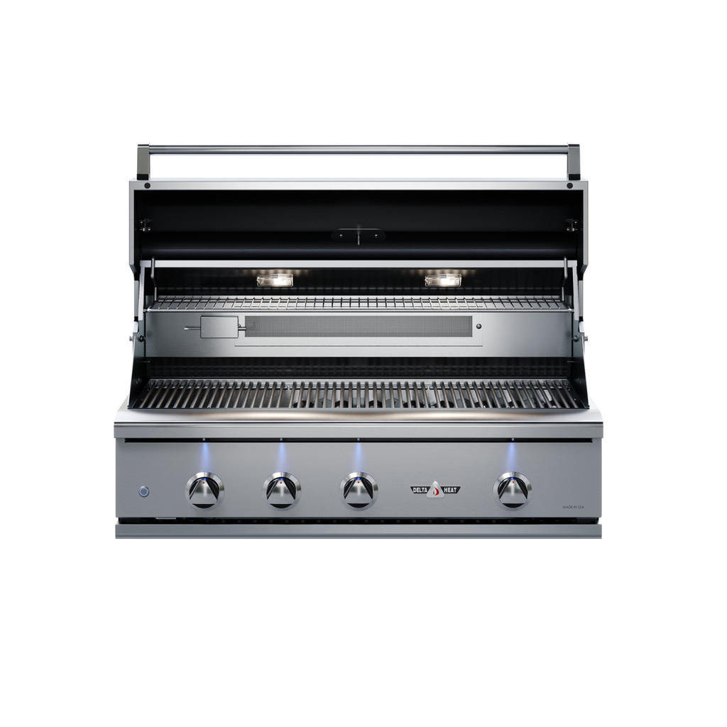 Gas Grill 38", LP, with Infrared Rotisserie, Sear Zone