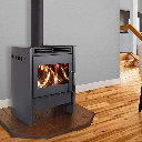 Wood Stove Chinook 30.2, Metallic Black