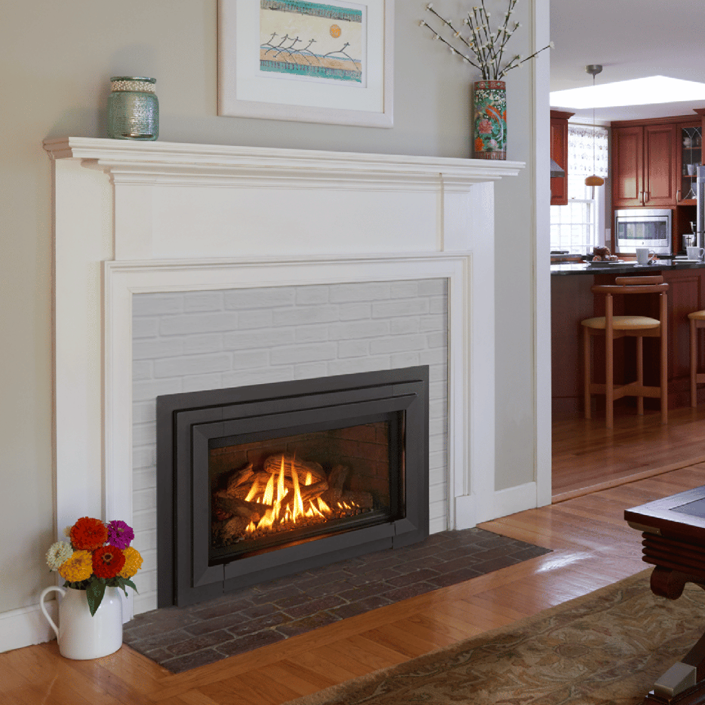 Gas Fireplace Insert GI545 Winter Harbor DV, NG, Black