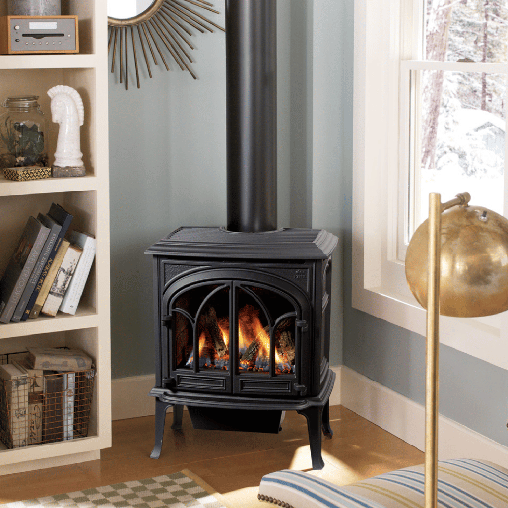 Gas Stove GF300 Allagash DV, NG, IPI, Blue Black
