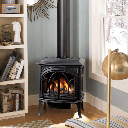 Gas Stove GF300 Allagash DV, NG, IPI, Blue Black