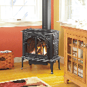 Gas Stove GF400 Sebago DV, NG, Blue Black