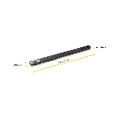 Short brush for pizza oven