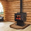 Wood Stove Princess 32, Metallic Black