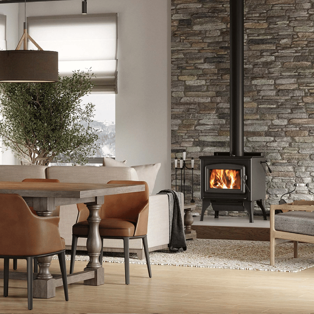 Wood Stove Sirocco 20.2, Metallic Black