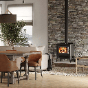 Wood Stove Sirocco 20.2, Metallic Black