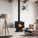 Wood Stove Sirocco 20.2, Metallic Black