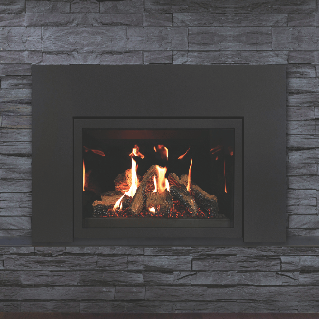 Gas Insert Fireplace Chantico 27, NG, Traditional