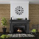 Gas Insert Fireplace Chantico 31, NG, Traditional