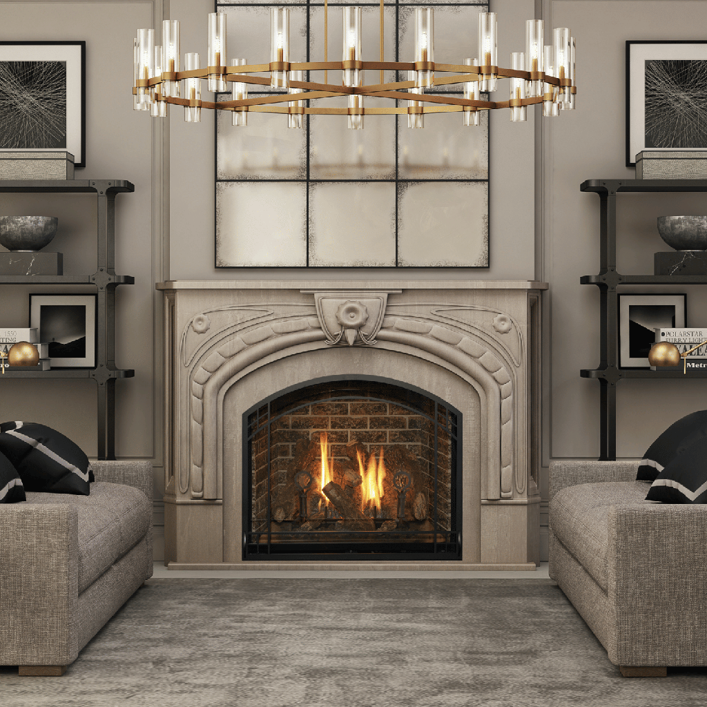 Gas Fireplace Alpha 36, NG, Logs