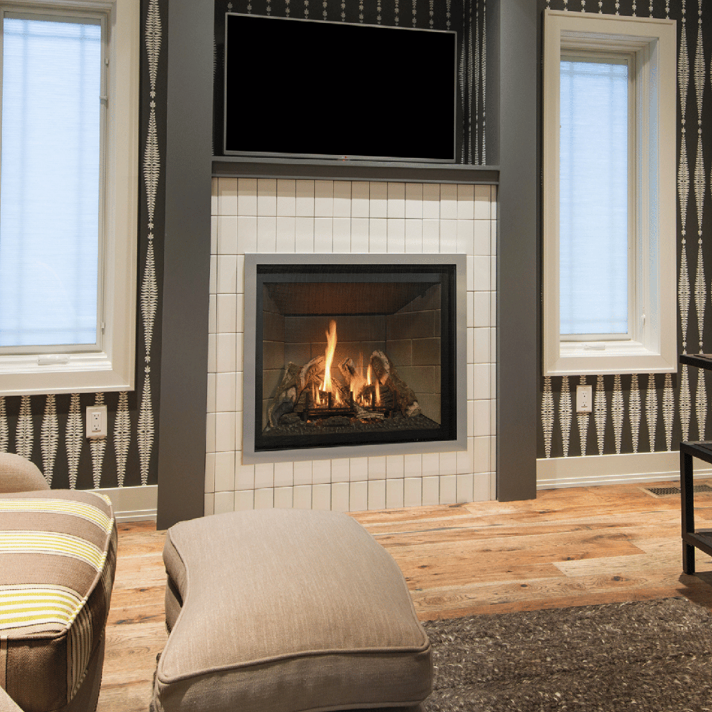 Gas Fireplace Bayport 36, NG, IPI, Logs