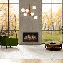 Gas Fireplace Bellingham 38, NG, Birch Logs