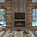 Gas Fireplace Bellingham 52, NG, Birch Logs
