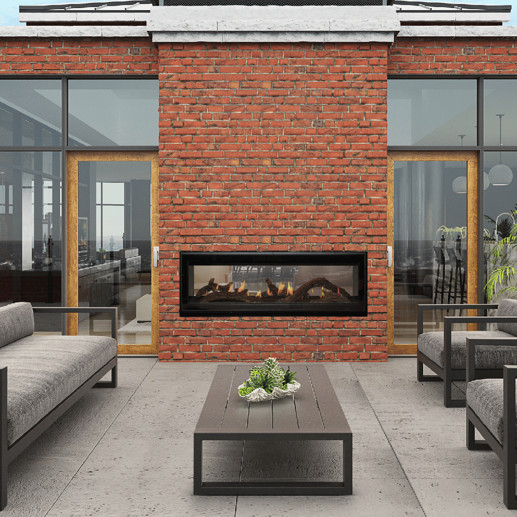 Gas Fireplace Callaway See-Thru, NG, IPI
