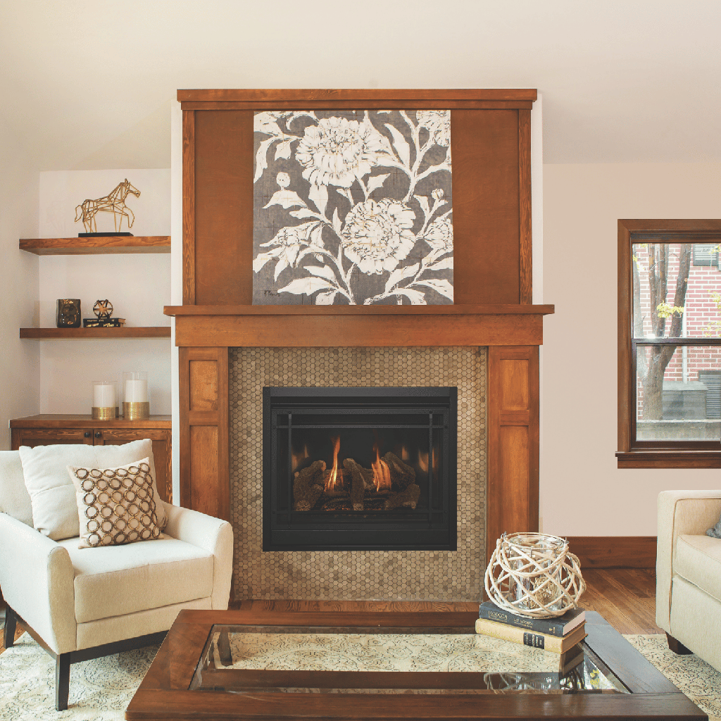 Gas Fireplace SP34, NG, IPI, Logs