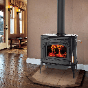 Wood Stove Ashford 20.2, Metallic Black