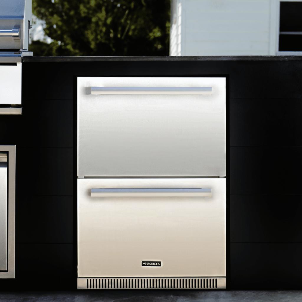 Outdoor Refrigerated Drawers, 24", Stainless Steel