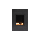 Gas Fireplace Brigantia Eloquence 24, NG, Black