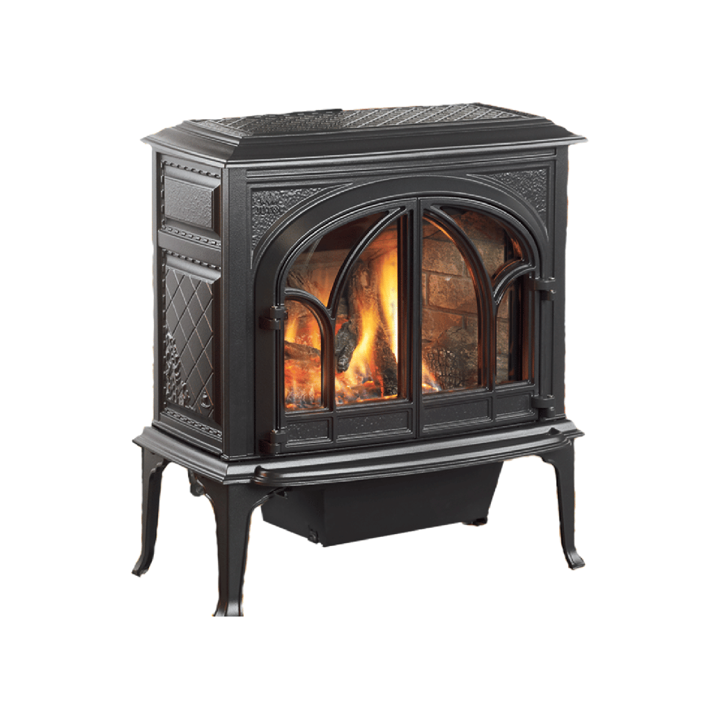 Gas Stove GF400 Sebago DV, NG, IPI, Blue Black Enamel