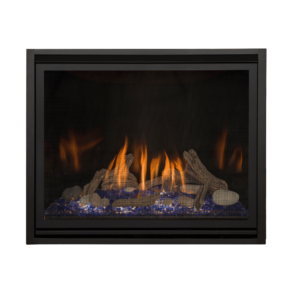 Gas Fireplace Bayport 41, NG, IPI, Glass