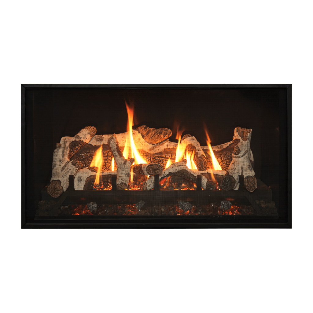 Gas Fireplace Bellingham 44, NG, Birch Logs - SO