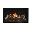 Gas Fireplace Bellingham 52, NG, Birch Logs - SO