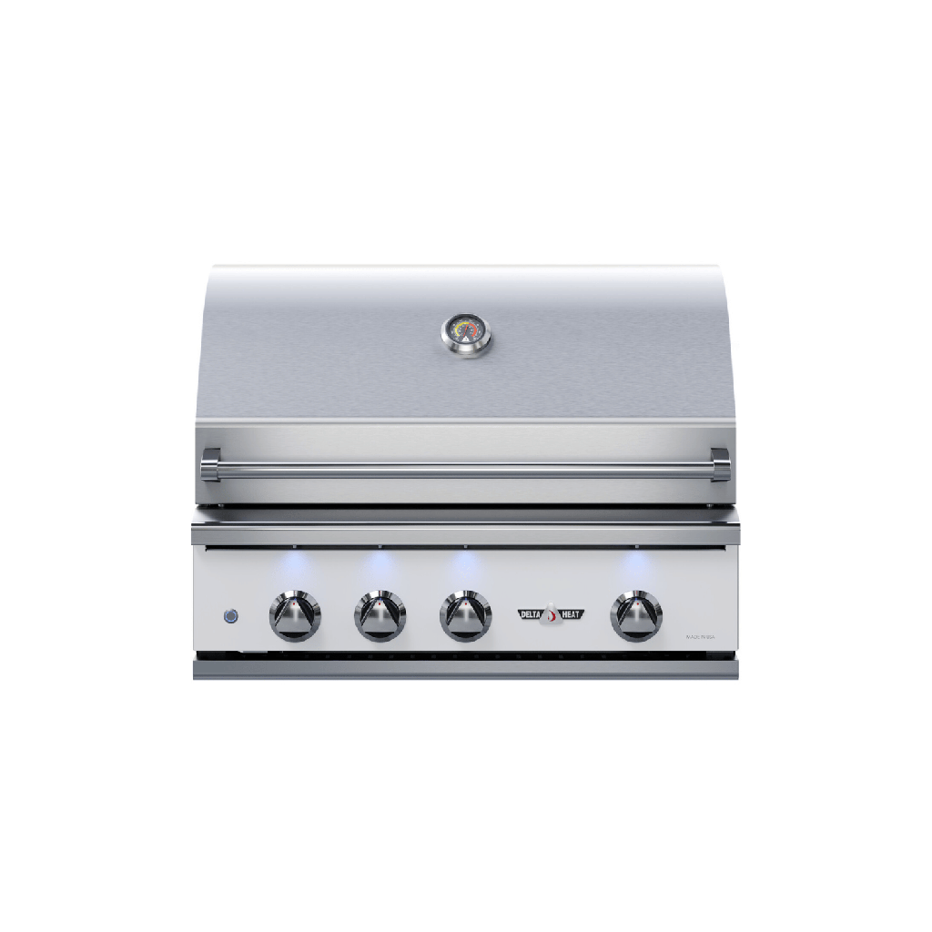 Gas Grill 32", LP, with Infrared Rotisserie, Sear Zone, White Control Panel - SO