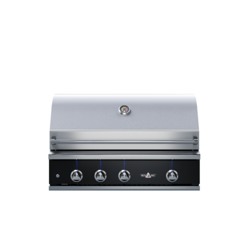 Gas Grill 38", NG, with Infrared Rotisserie, Black Control Panel - SO