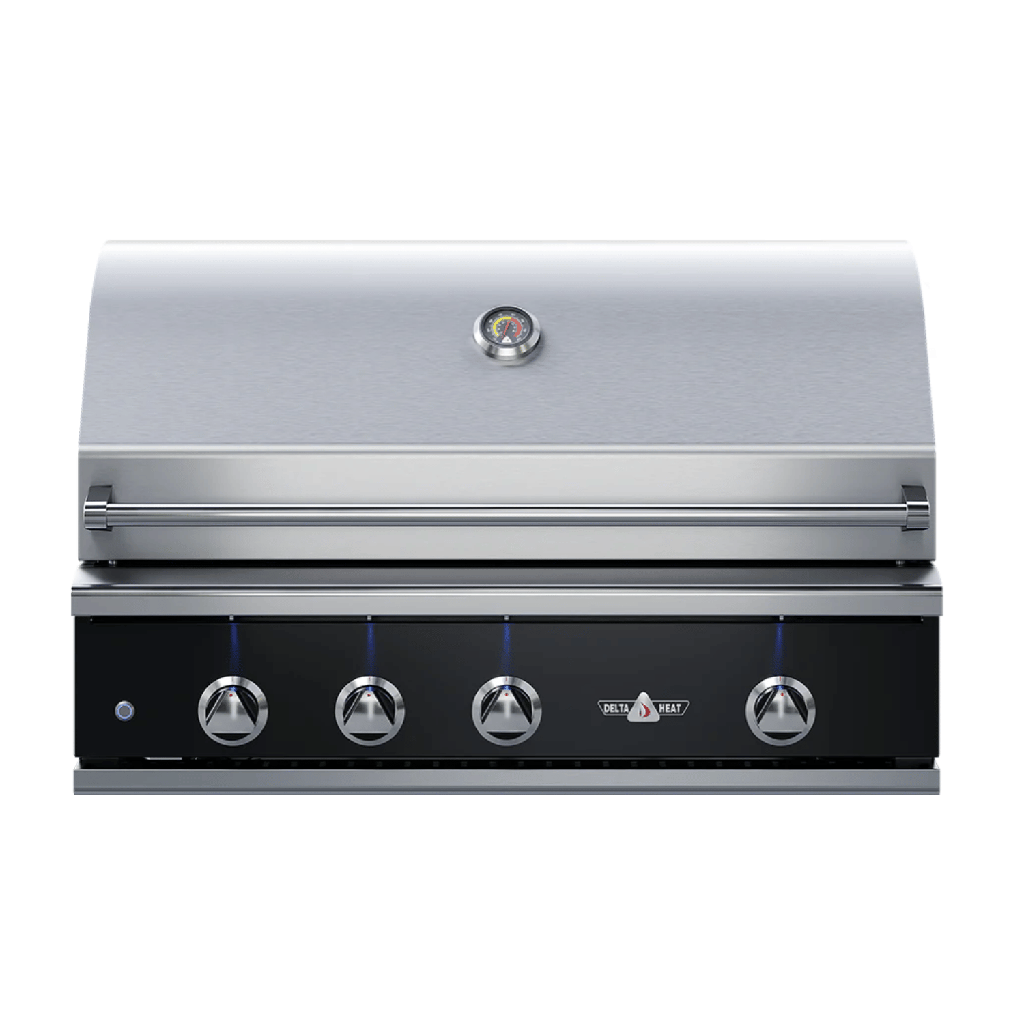 Gas Grill 38", LP, with Infrared Rotisserie, Sear Zone, Black Control Panel - SO