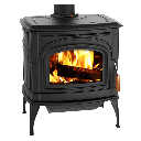 Wood Stove Ashford 20.2, Metallic Black