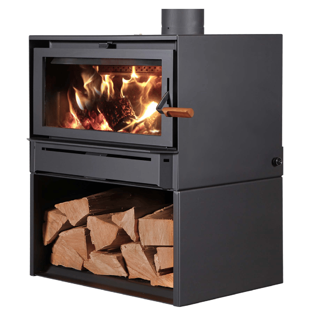 Wood Stove Boxer 24.1, Metallic Black