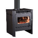 Wood Stove Chinook 20.2, Metallic Black