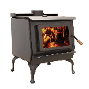 Wood Stove Princess 32, Metallic Black