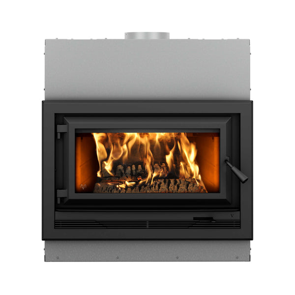 Wood Fireplace HE275CF, Large, Contemporary