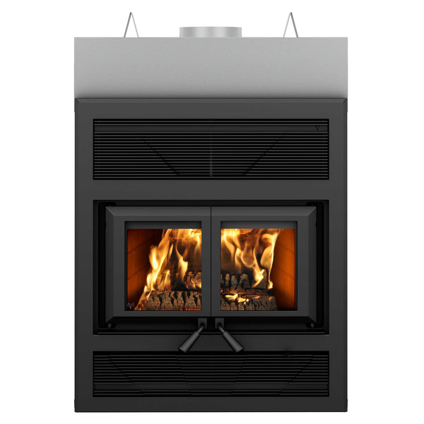 Wood Fireplace HE325, Large, Double Door