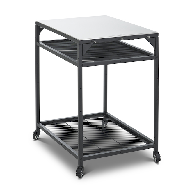 Modular Table, Medium, Stainless Steel, 23" x 31" x 35" 