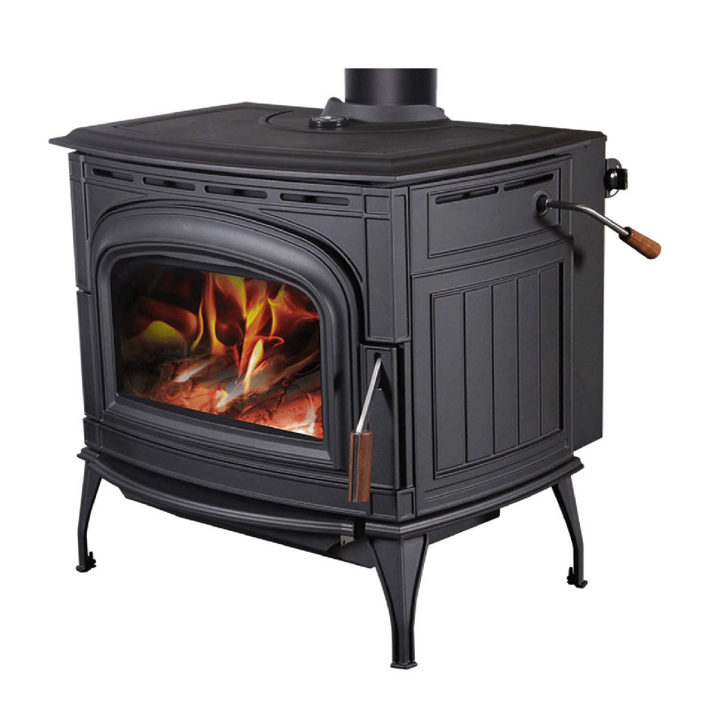 Wood Stove Ashford 30.2, Metallic Black