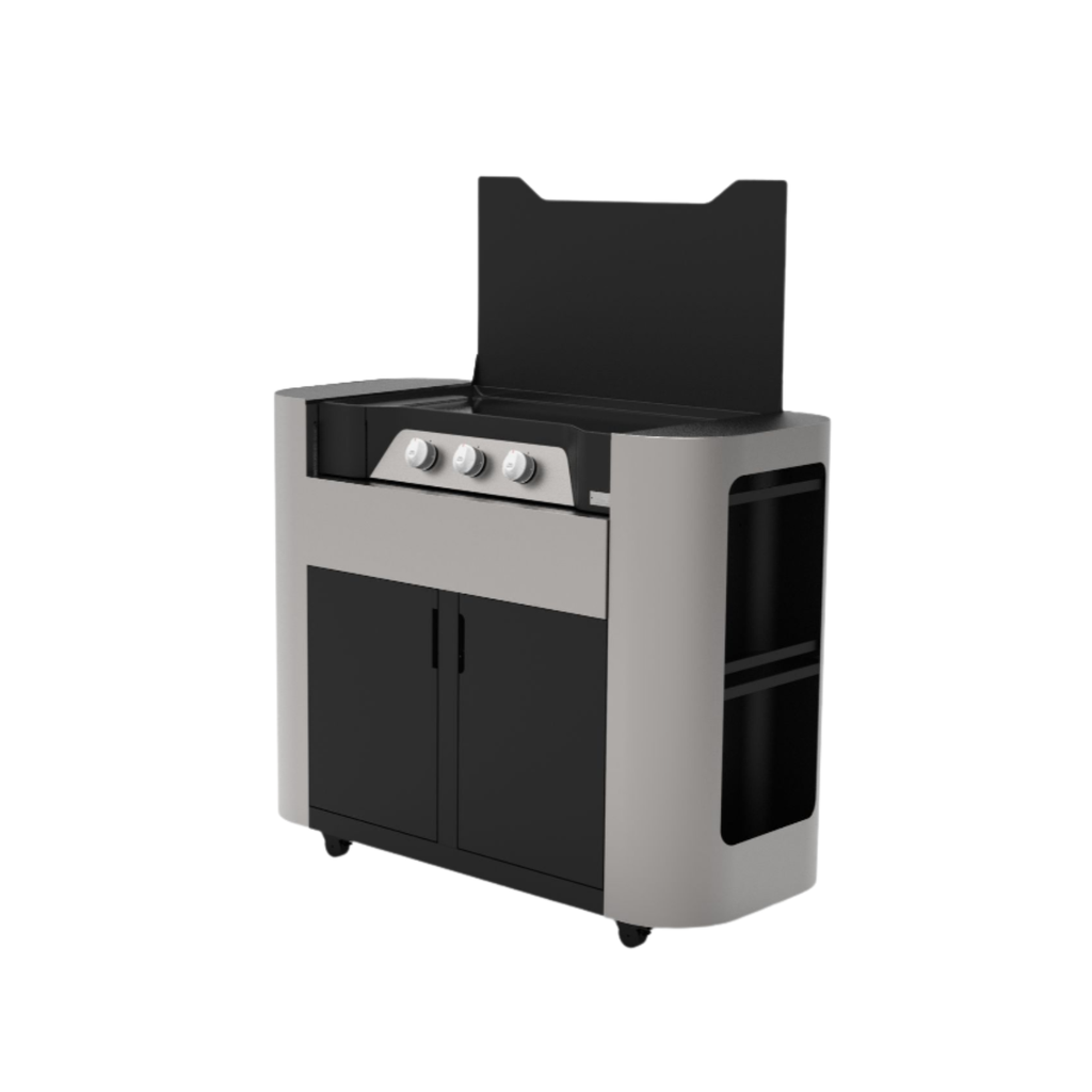 Kit gas griddle Exclusive 375 XL Duo, LP, with XL cooking cabinet and lid - SO